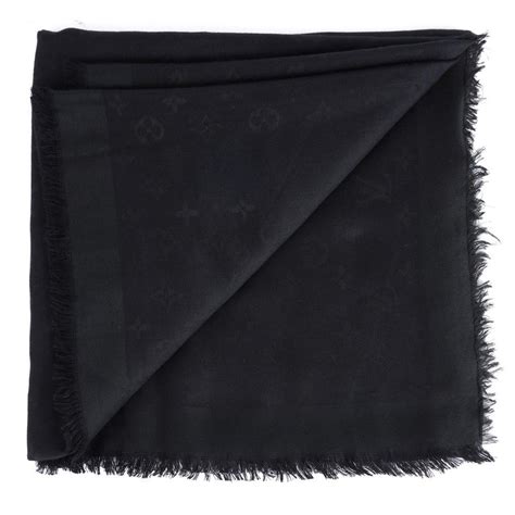 louis vuitton echarpe reykjavik noir m71376|louis vuitton reykjavik scarf.